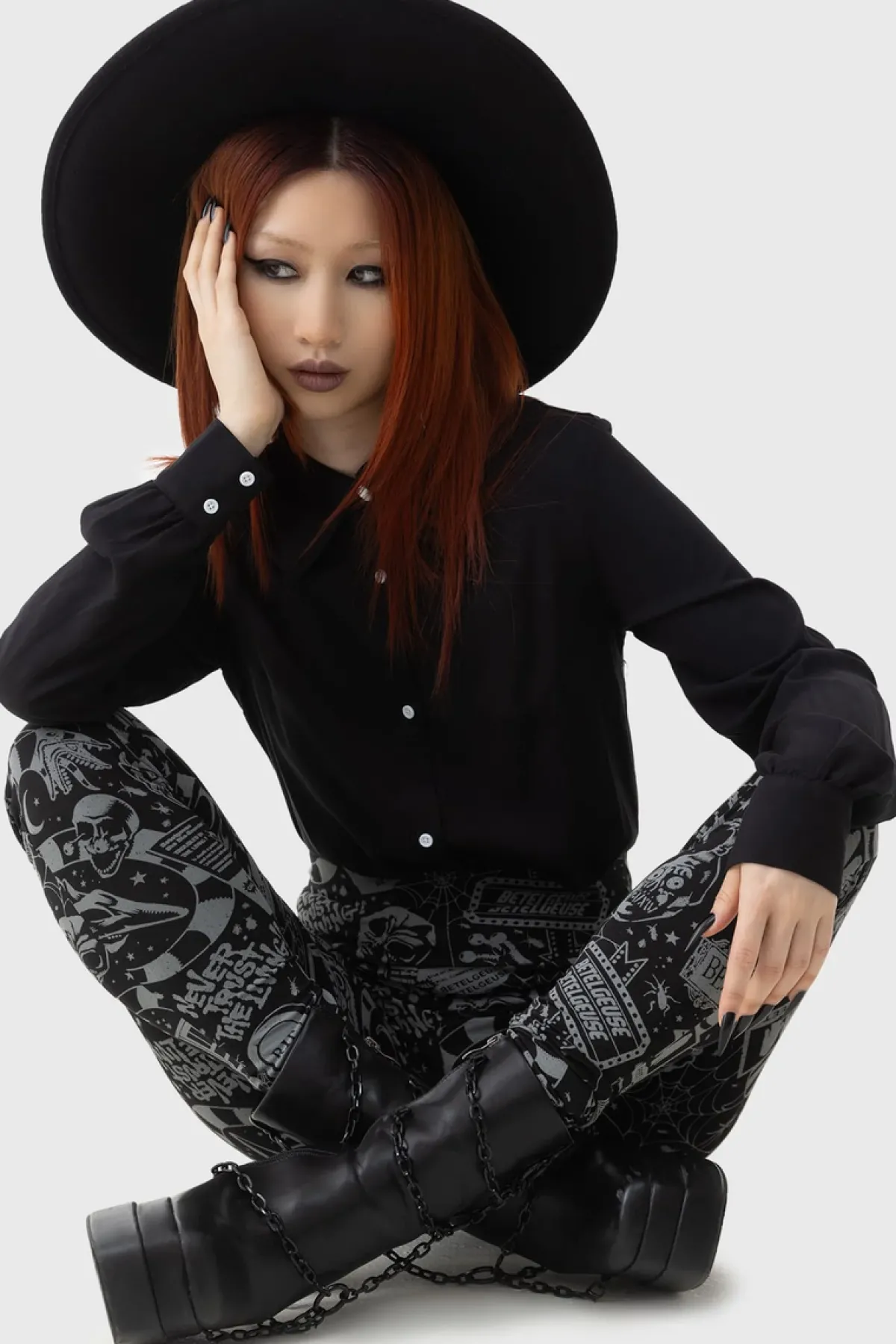 Outlet Never Trust The Living - Leggingsit Leggingsit|Beetlejuice