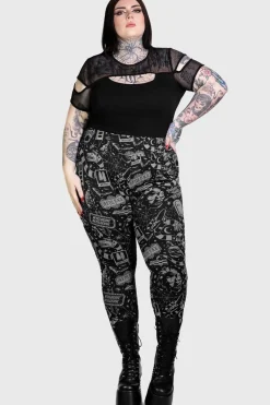 Outlet Never Trust The Living - Leggingsit Leggingsit|Beetlejuice