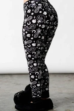 Sale Purr Off - Leggingsit, mustat Leggingsit|Kissateema