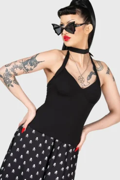 Online Real Gone - Halterneck toppi Goottikamaa|Rockabilly
