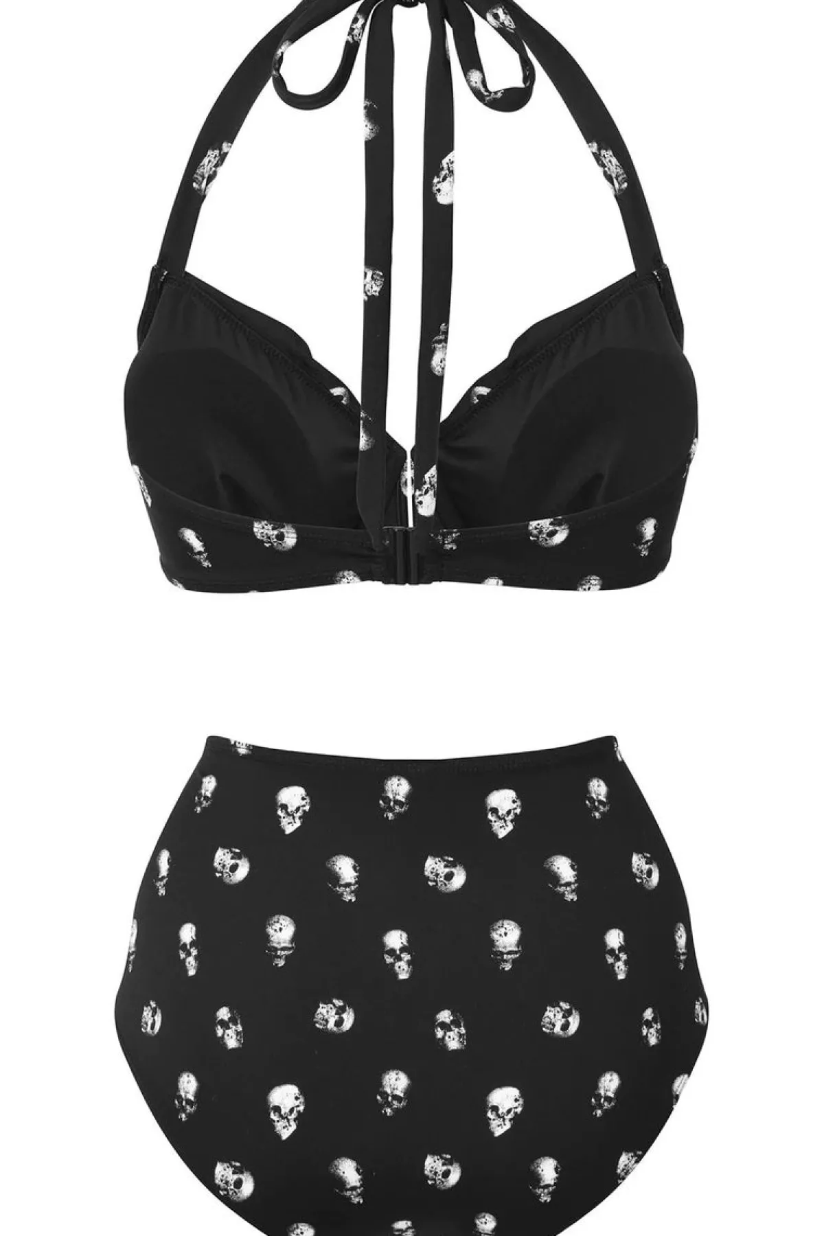 New Skulls - 2-osainen bikini Uimapuku Sport|Rockabilly