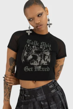 Hot Talk Shit - Crop toppi T-Paidat|Topit