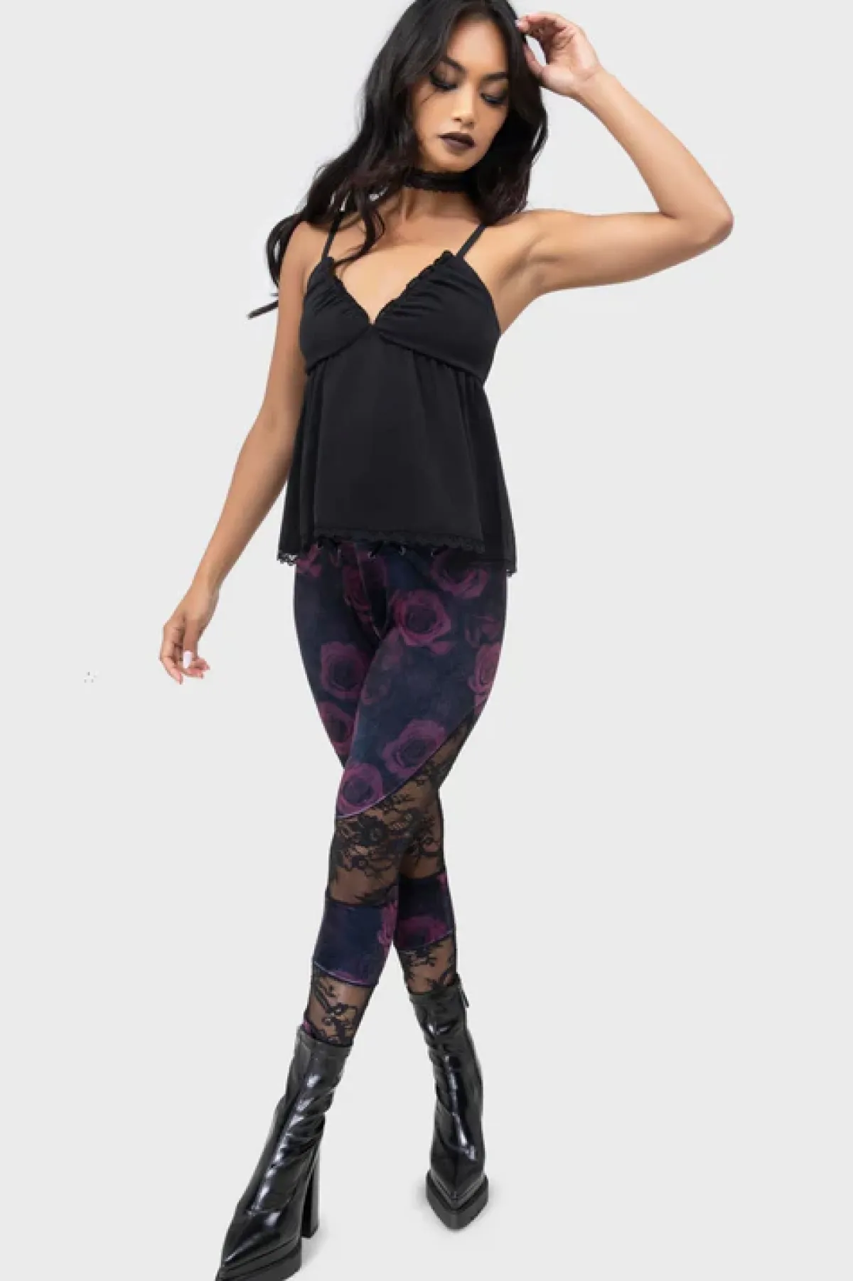 Best Twilight Rose - Leggingsit Leggingsit|Goottikamaa