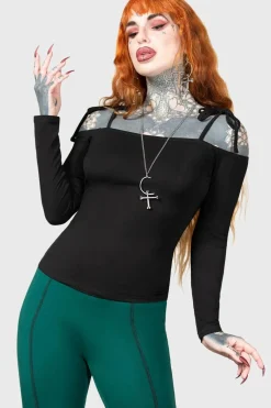 Discount Withering Wench - Bardot Toppi Pitkähihaiset