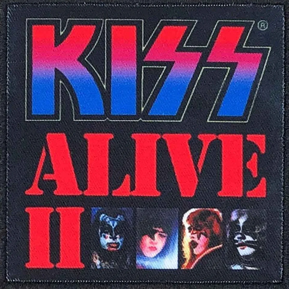 Hot KISS Alive II - Kangasmerkki Kiss|Kangasmerkit