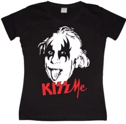 New Kiss Me Mr Einstein - Naisten T-paita, musta Hupipaidat|Kiss
