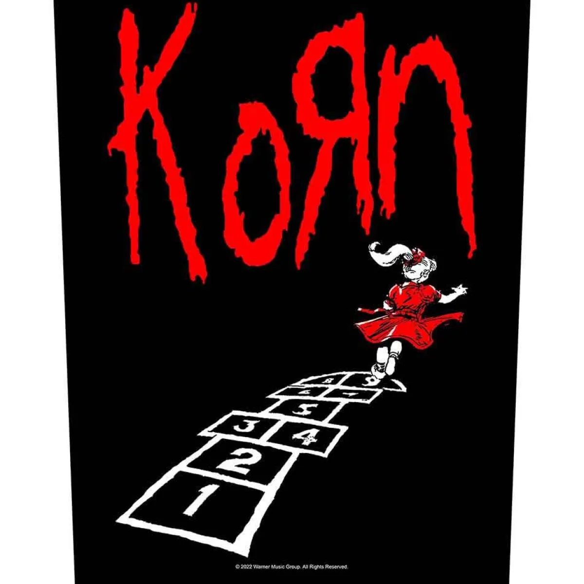 Hot Korn Follow The Leader - Kangasmerkki, selkä Selkämerkit|Korn