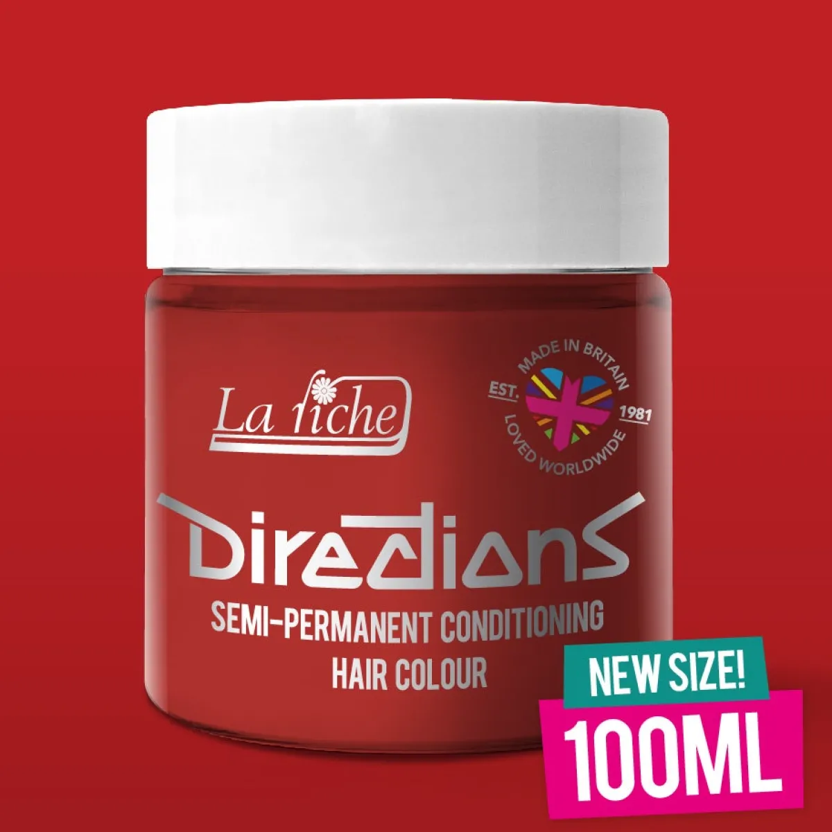 Discount La Riche hiusvärit - Poppy Red Shokkihiusvärit