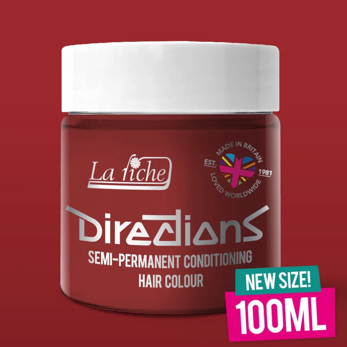 Discount La Riche hiusväri - Vermillion Red Shokkihiusvärit