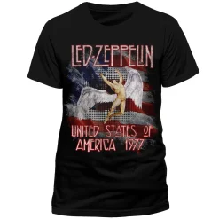 Online Led Zeppelin Stars N Stripes - T-paita Hippikamaa|Bändipaidat