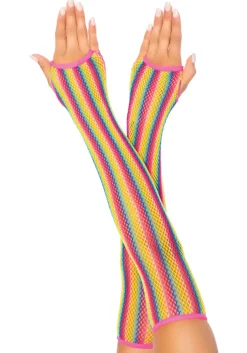 Best Rainbow Net - Verkkohansikkaat Pride|Käsineet