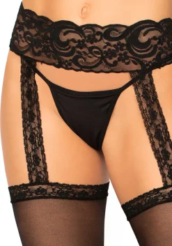 Sale Sheer Thigh Highs with Lace Garter Belt - Sukat Sukkahousut|Sukat