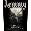 Best Lemmy Lived to Win - Kangasmerkki, selkä Motörhead|Selkämerkit