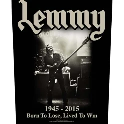 Best Lemmy Lived to Win - Kangasmerkki, selkä Motörhead|Selkämerkit