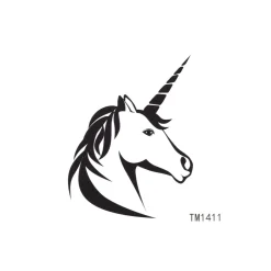 Sale Line unicorn - pieni siirtotatuointi Siirtotatuoinnit