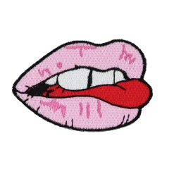 Online Lips - kangasmerkki Haalarimerkit|Kangasmerkit