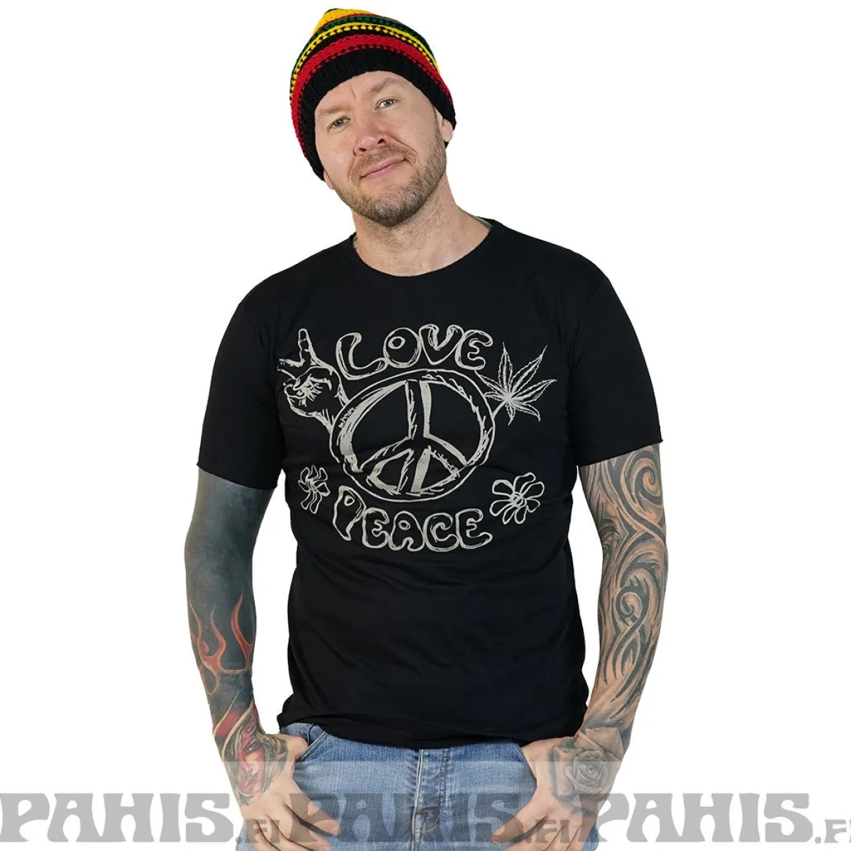 Clearance Love & Peace - T-paita Hippikamaa|T-Paidat