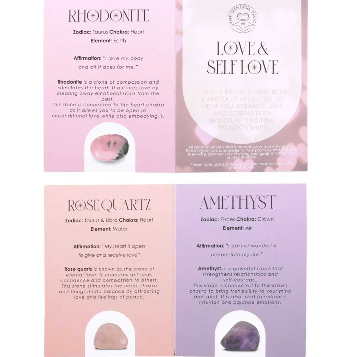Hot Love & Self Love - Kristalli setti Ystävälle|Tarot Tuotteet