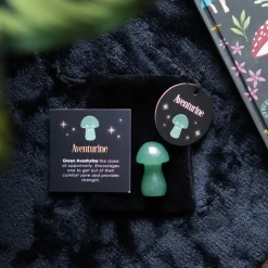 New Magical Aveturine Crystal Mushroom Hippikamaa|Koriste-Esineet