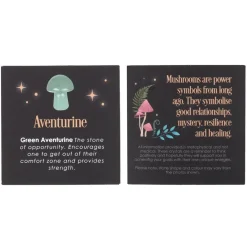 New Magical Aveturine Crystal Mushroom Hippikamaa|Koriste-Esineet