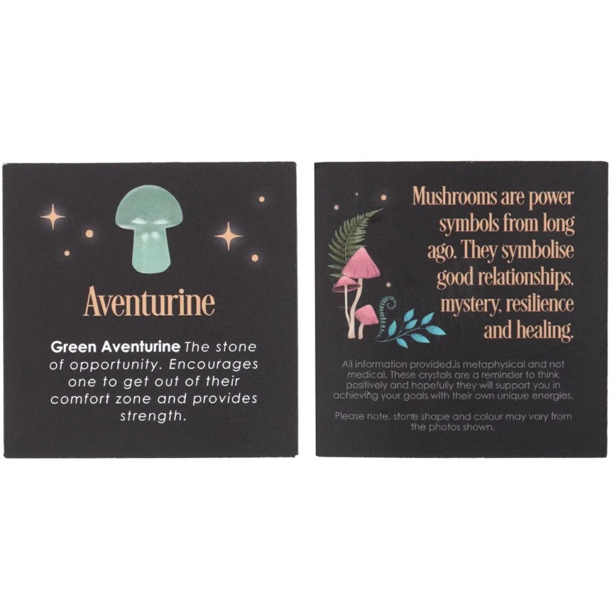 New Magical Aveturine Crystal Mushroom Hippikamaa|Koriste-Esineet