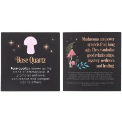 Outlet Magical Rose Quartz Crystal Mushroom Hippikamaa|Koriste-Esineet