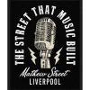 Sale Mathew St Mic Street That Music Built - Kangasmerkki Kangasmerkit|Rock´N´Roll Lifestyle
