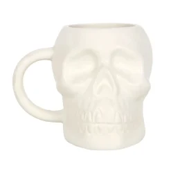 Matte White Skull - Muki Goottikamaa|Pääkallokamaa
