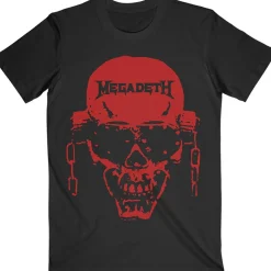 New Megadeth Vic high contrast red - T-paita Megadeth|Bändipaidat