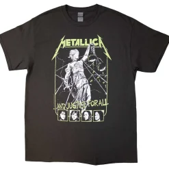 Outlet Metallica: Justice Faces - T-paita, harmaa Metallica|T-Paidat