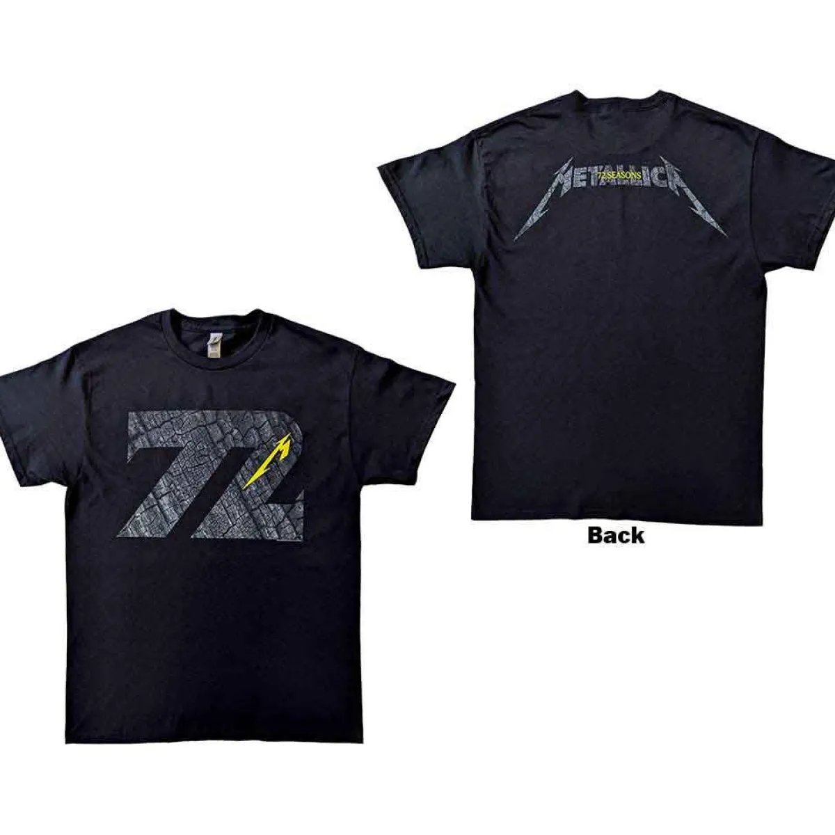 New Metallica 72 Seasons Charred Logo - T-paita Bändipaidat|Metallica