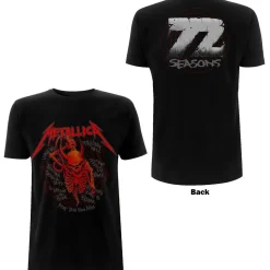 Outlet Metallica Skull Screaming Red 72 Seasons - T-Paita Metallica|T-Paidat