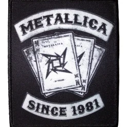 Clearance Metallica: 30th anniversary playing card - Kangasmerkki Metallica|Kangasmerkit