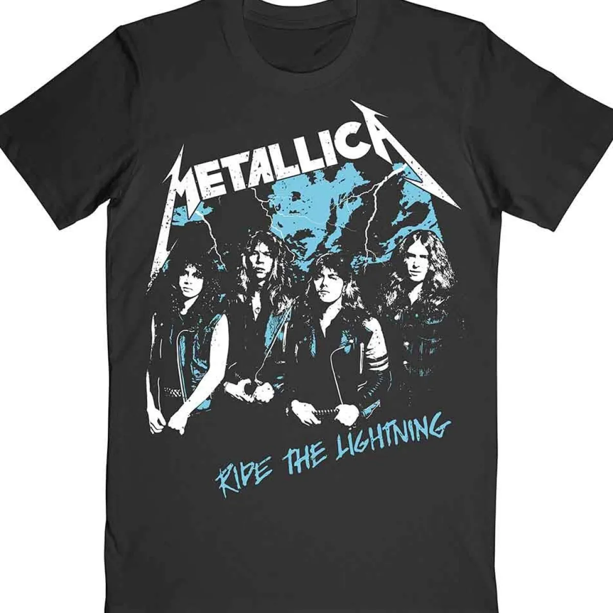 New Metallica Vintage Ride The Lightning - T-paita Bändipaidat|Metallica