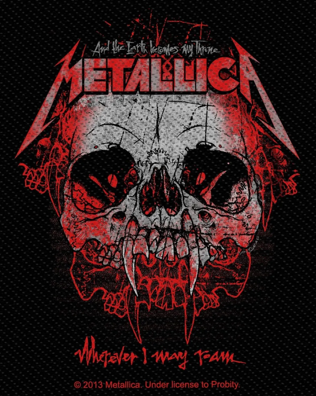 Clearance Metallica Wherever I May Roam - Kangasmerkki Metallica|Kangasmerkit