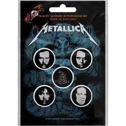 Best Metallica: Wherever I May Roam - Pinssi setti 5kpl Pinssit Ja Rintanapit|Metallica