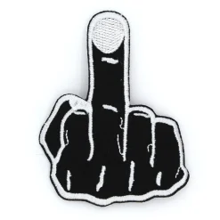 Discount Middle finger - Kangasmerkki Kangasmerkit|Punk!