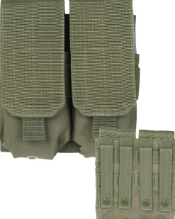 New M4/M16 Double tasku, oliivi Lisätaskut Reppuihin|Lipastaskut Ja Taisteluliivit