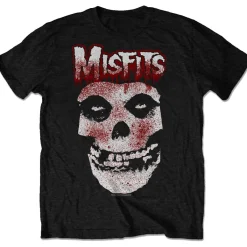 Clearance Misfits Blood Drip Skull - T-Paita Bändipaidat|Punk!