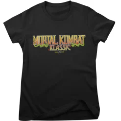 Mortal Kombat Klassic Logo - Naisten T-paita T-Paidat|Mortal Kombat