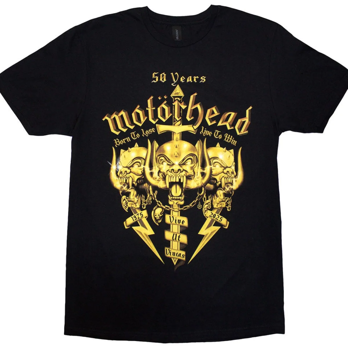 Motörhead: 50 Years swords & warpig - T-paita T-Paidat|Bikerit