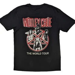 Discount Mötley Crüe Vintage World Tour - T-Paita T-Paidat|Bändipaidat