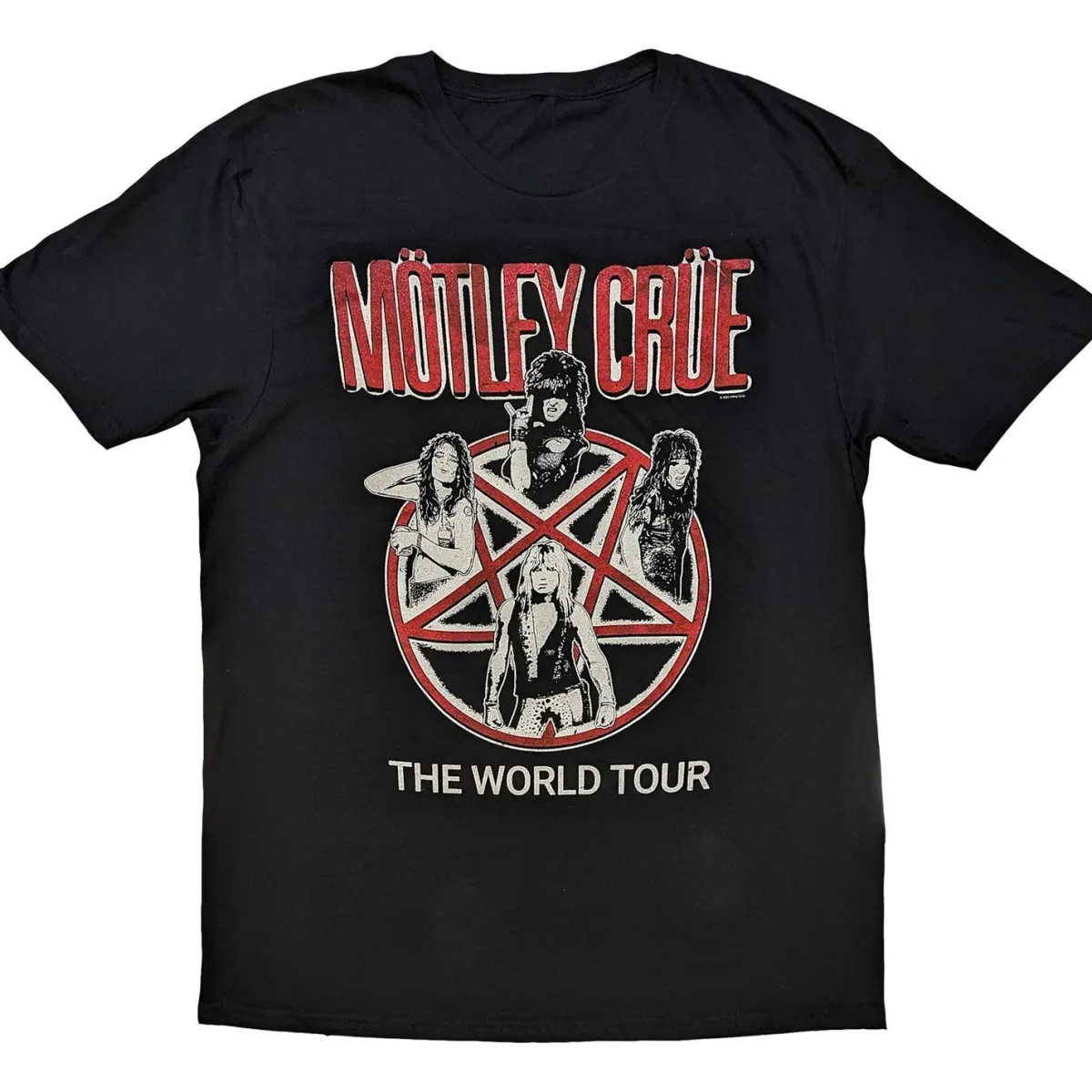 Discount Mötley Crüe Vintage World Tour - T-Paita T-Paidat|Bändipaidat