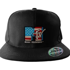 Hot MTV American Flag Standart Snapback lippis, musta Urban Wear Katukamaa|Mtv