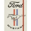 Outlet Muistikirja A5 - Ford Mustang Horse & Stripes Logo Autoteema|Ford
