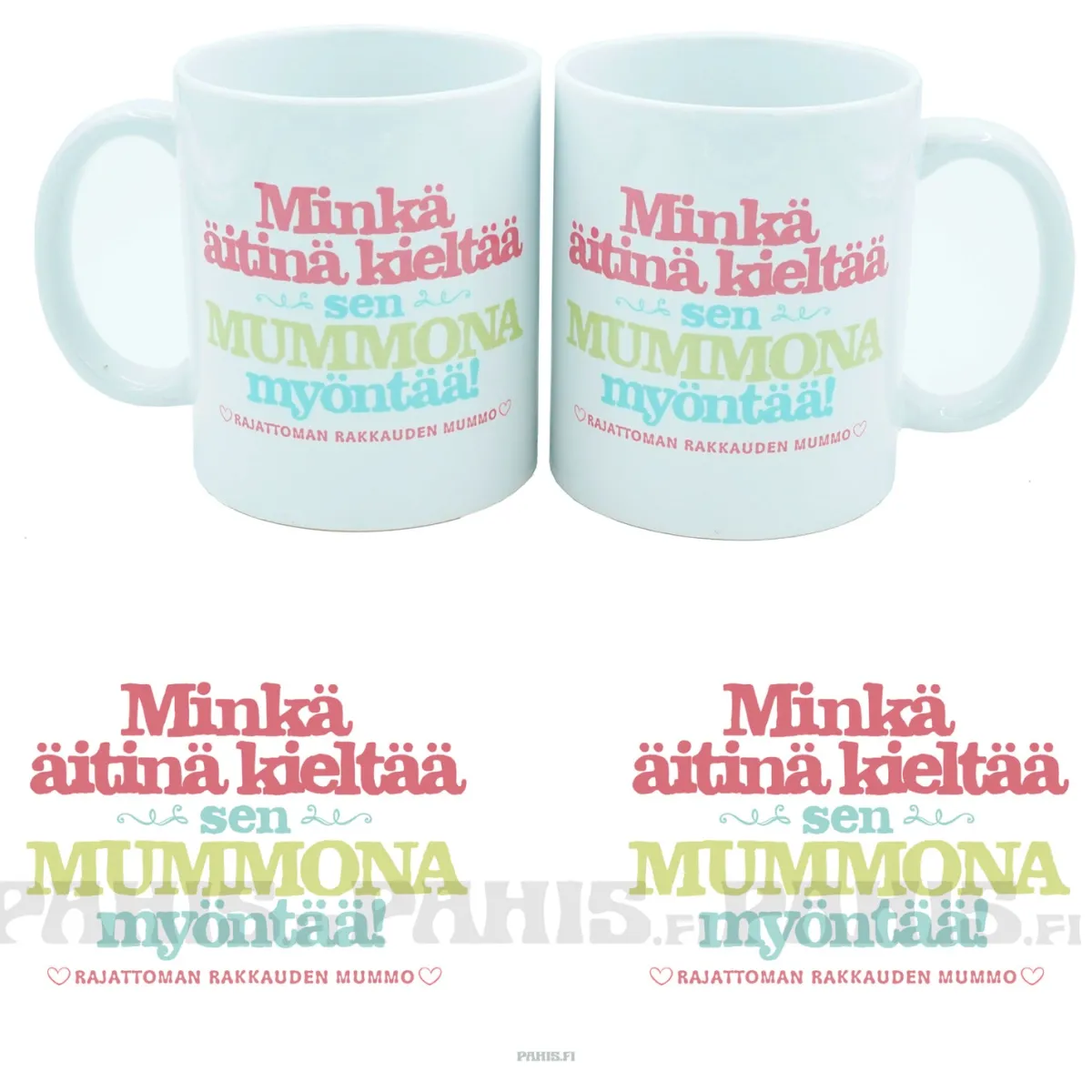 Best Mummo myöntää- Muki Huumorimukit|Mukit Sukulaisille