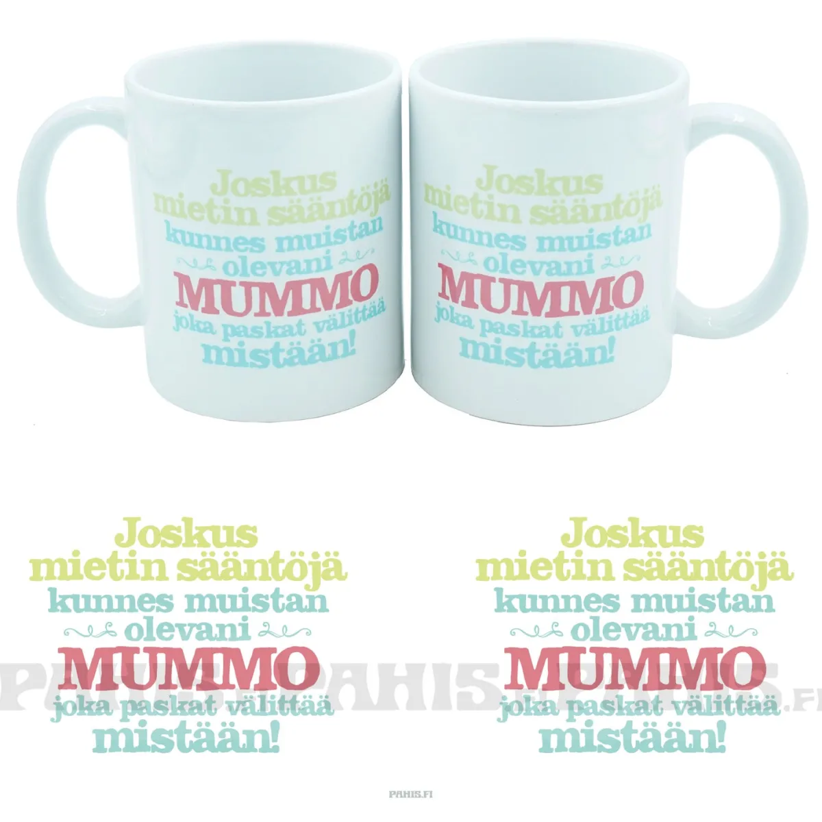 Best Mummo paskat välittää - Muki Huumorimukit|Mukit Sukulaisille