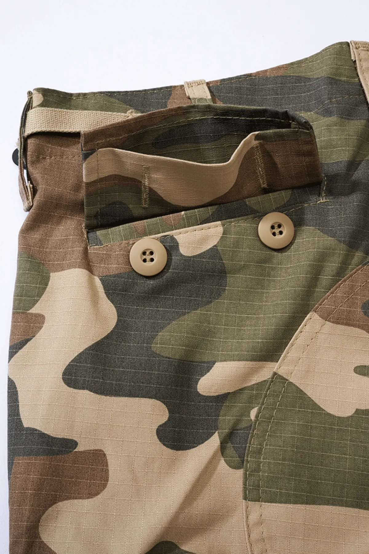 Best Naisten BDU Ripstop housut, light woodland Reisitaskuhousut