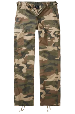 Best Naisten BDU Ripstop housut, light woodland Reisitaskuhousut