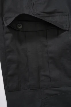 Sale Naisten BDU Ripstop housut, musta Reisitaskuhousut